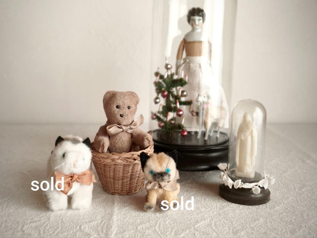 【チョコメルさま】vintage statue ❀ クリアドームと マリアさま