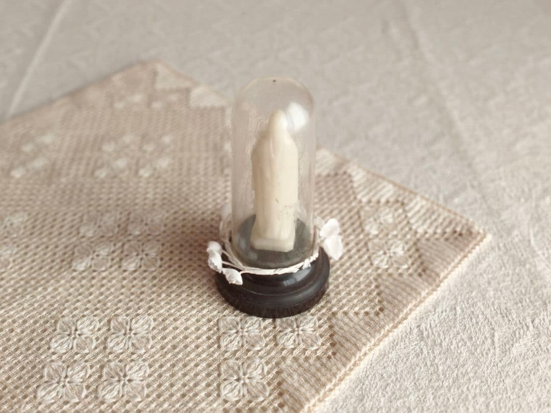 【チョコメルさま】vintage statue ❀ クリアドームと マリアさま