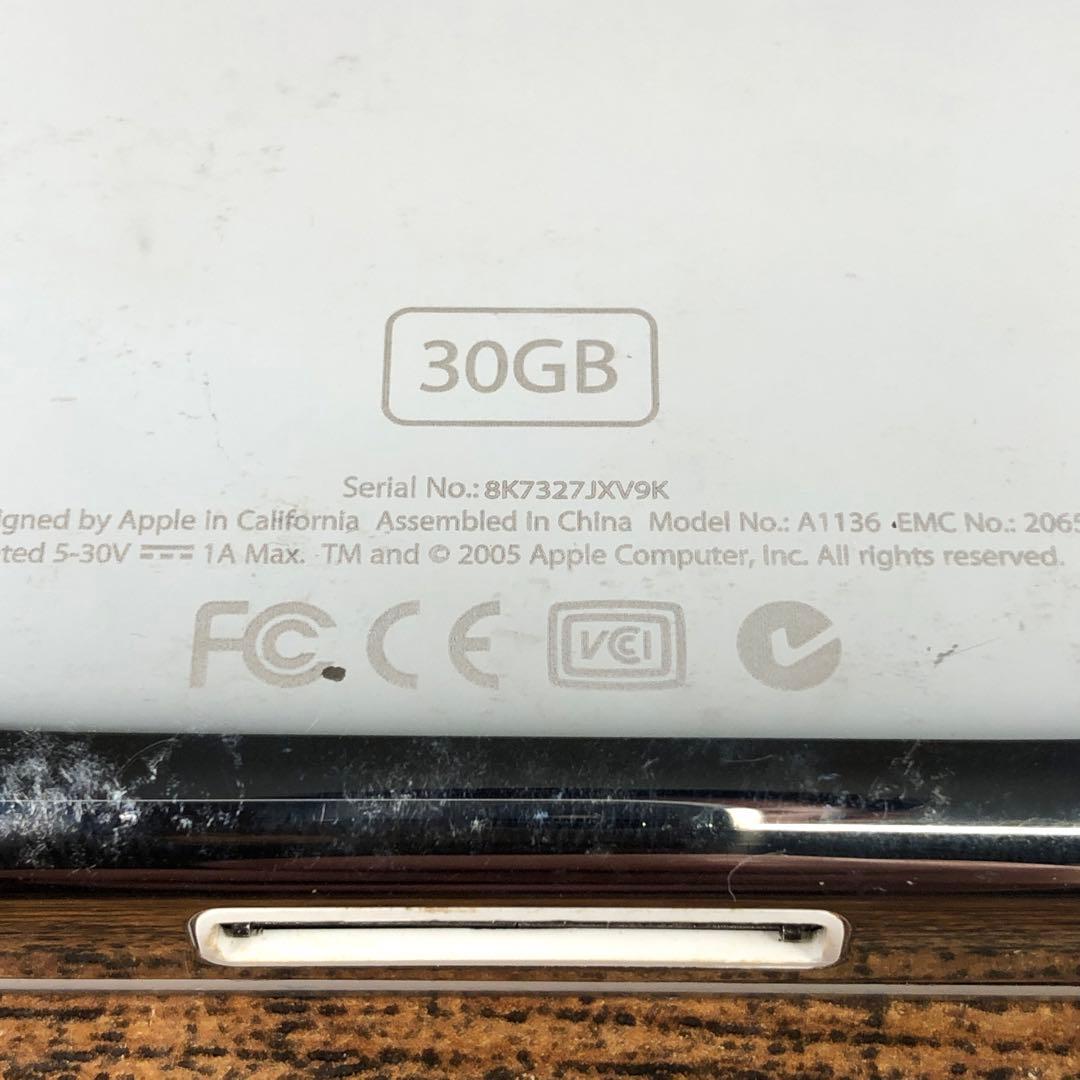 iPod 第5世代 A1136 30GB / 第3世代 A1040 15GB