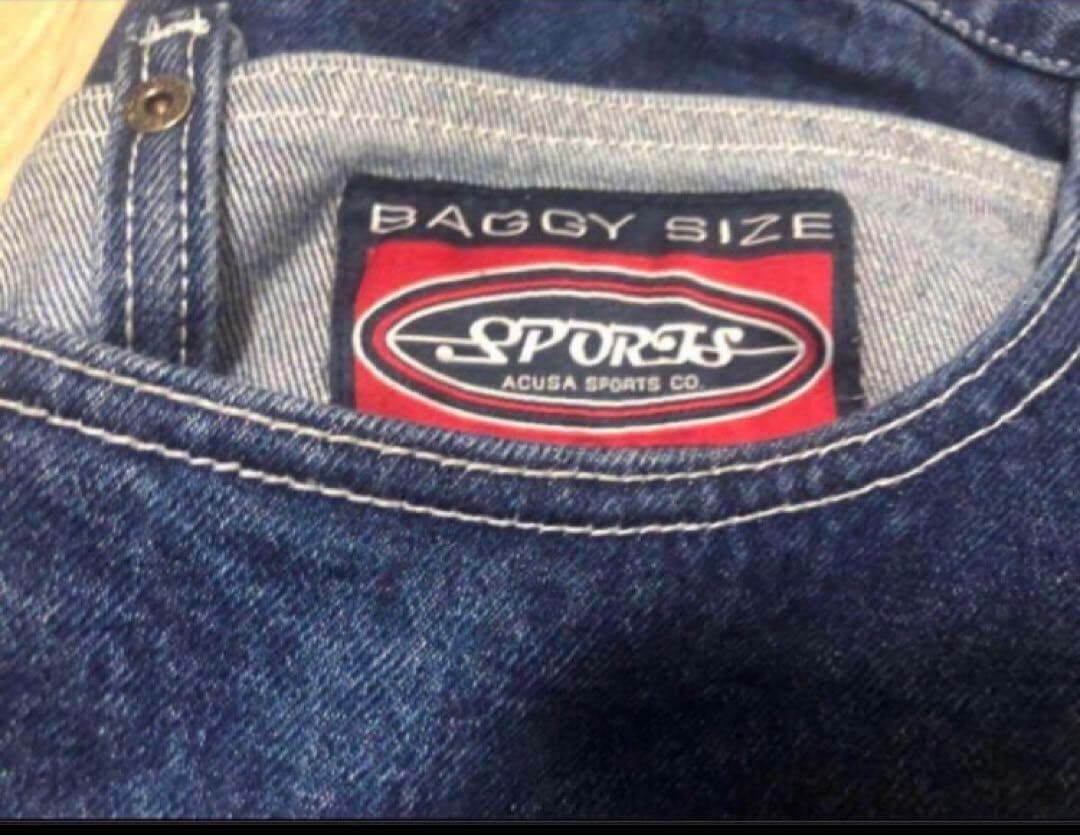 bboy 極太 ACUSA バギー ハーフ デニム ショーツ SEAN JOHN