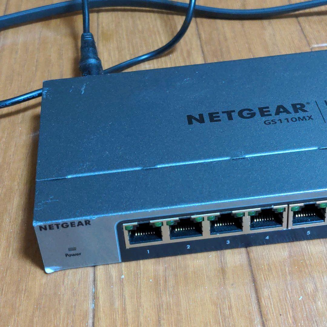 ネットギア GS110MX 8ポート スイッチングハブ 【本体のみ】‪♡E5