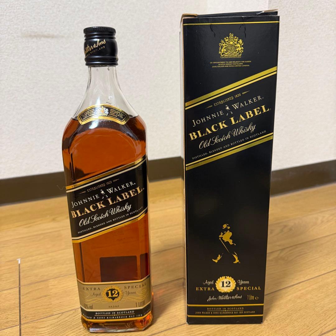 ジョニーウォーカー ブラックラベル 12年 750ml 未開栓