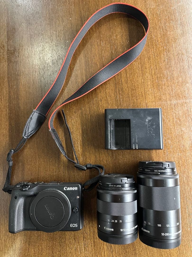 Canon EOS M3 ミラーレス一眼カメラ ズームレンズ2本セット