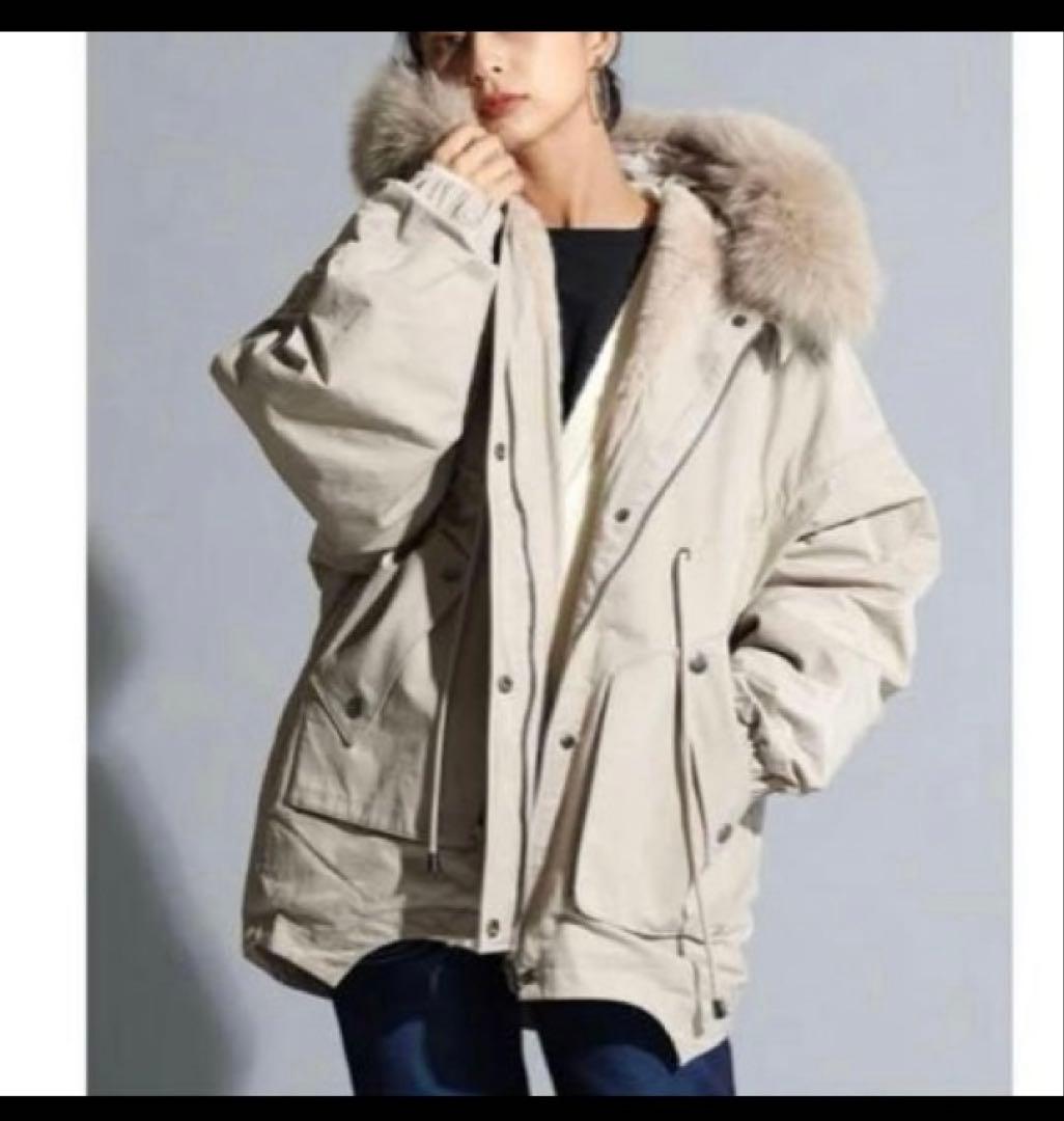 購入前にプロフィール必読♡フォックスファードロストオーバーブルゾン