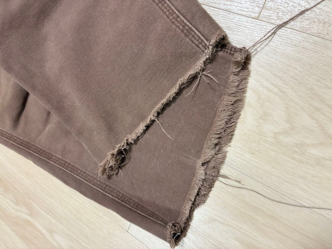 carhartt カーハート ダック地パンツ　ペインターパンツ ブラウン 太パン