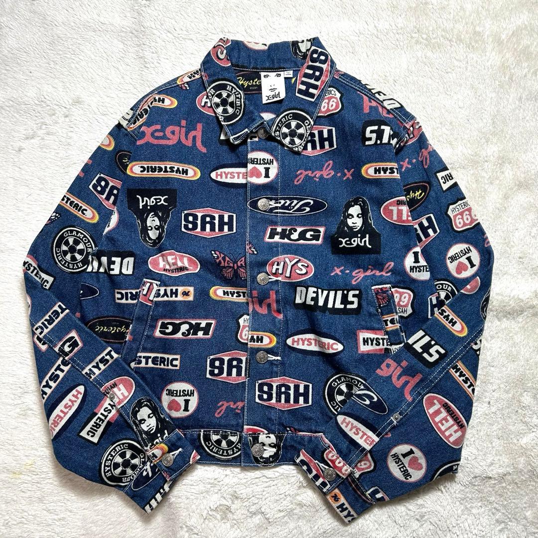 X-girl × HYSTERIC GLAMOUR Denim jacket