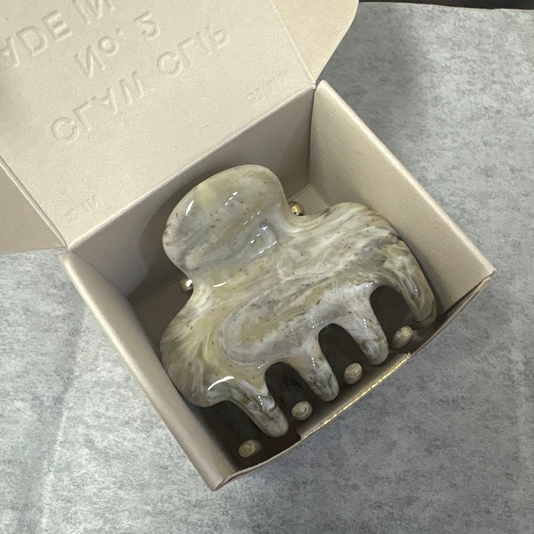 【Undo Hairware】No. 2 Claw クリップ グリーンマーベル