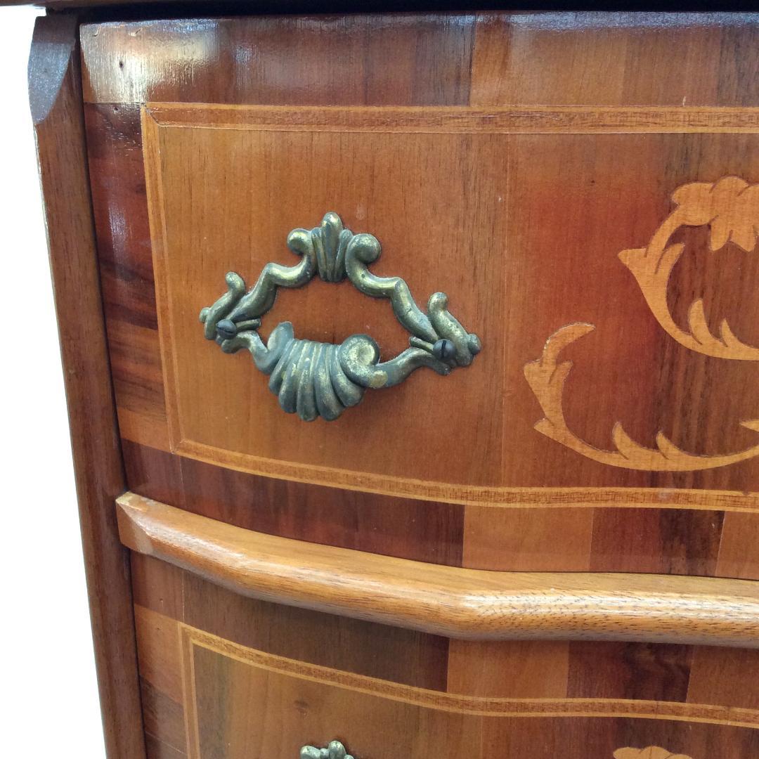 アンティーク調 猫脚 ３段チェスト キャビネット サイドボード