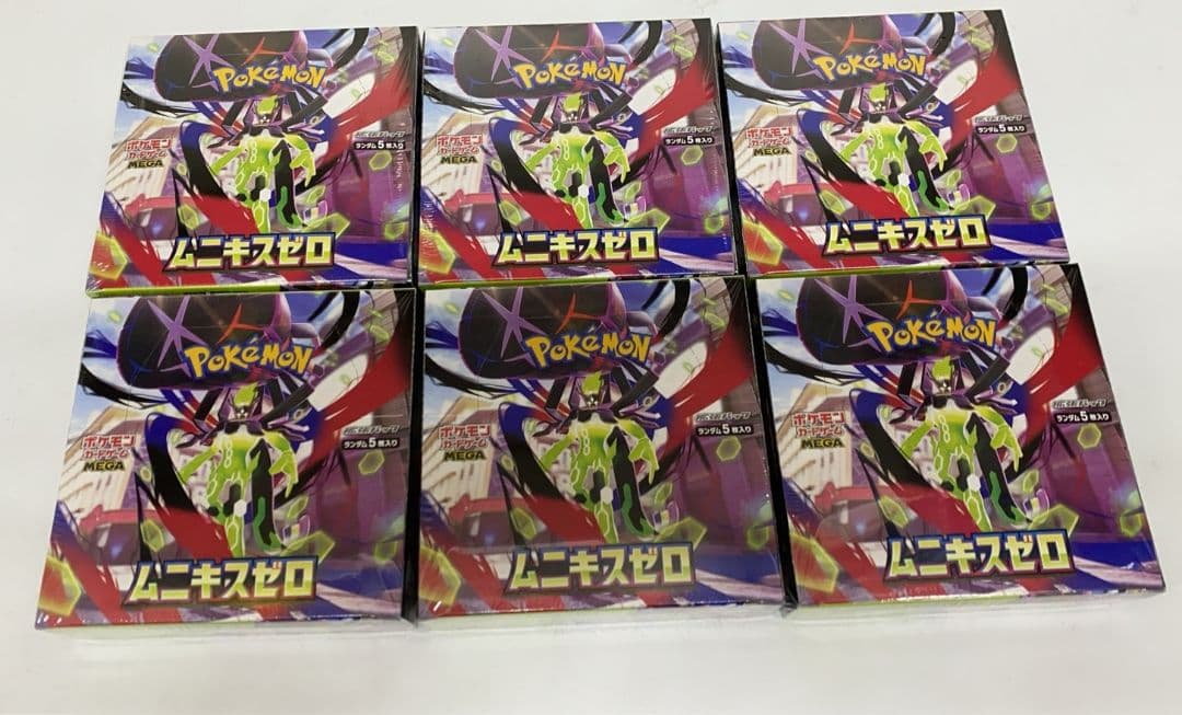 6BOX　シュリンク付　MEGA 拡張パック ムニキスゼロ BOX　ポケカ
