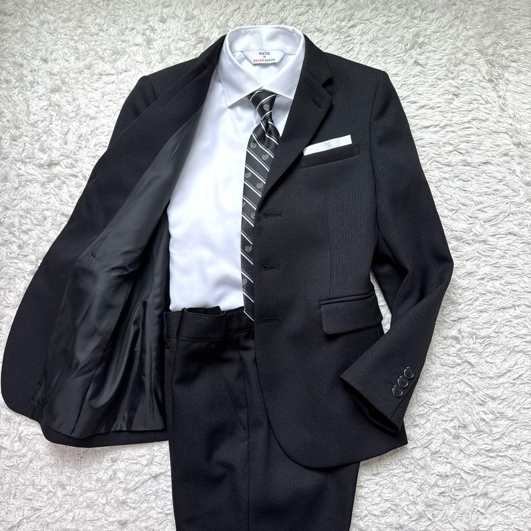 美品 Waltz by BEAMS DESIGNセレモニースーツ 黒 フォーマル
