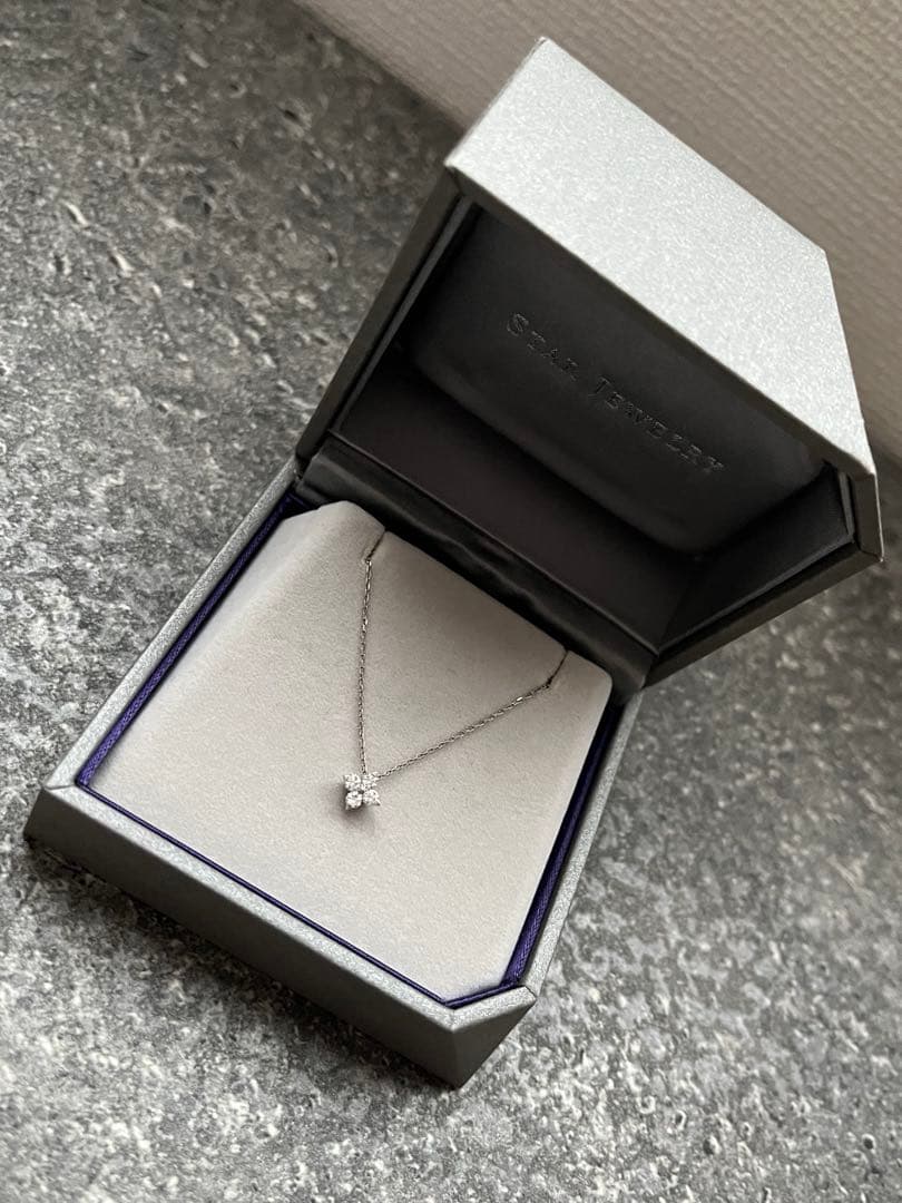 Pt950 ネックレス BRIGHTEST STAR