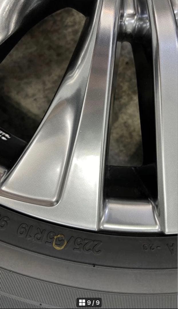 80ハリアー Z純正タイヤホイール4本①(4本中2本)