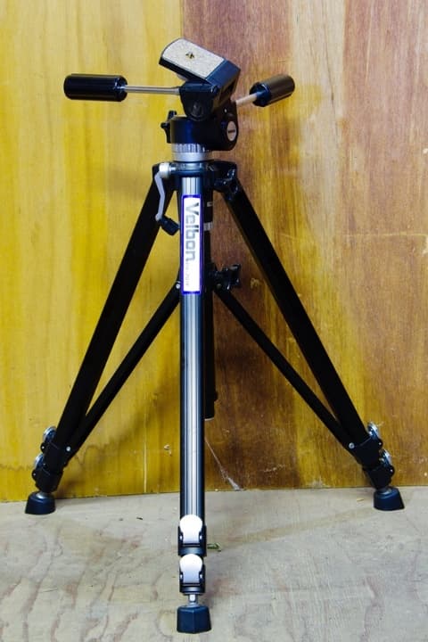 VelbonPX-701F♪耐荷重8kg楽なレバーロック♪強固な金属製大型三脚