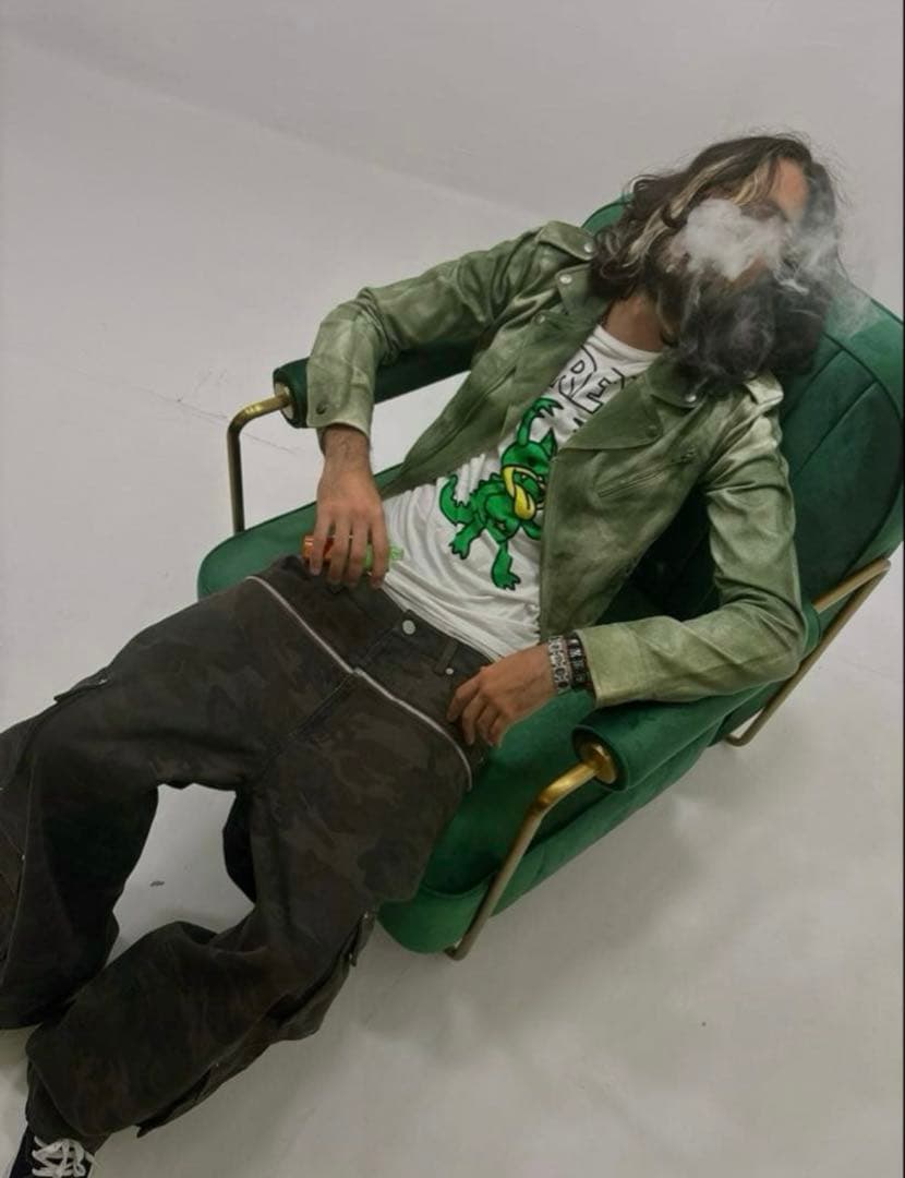 パンツ goar.archive Camo zipper waisted pants L