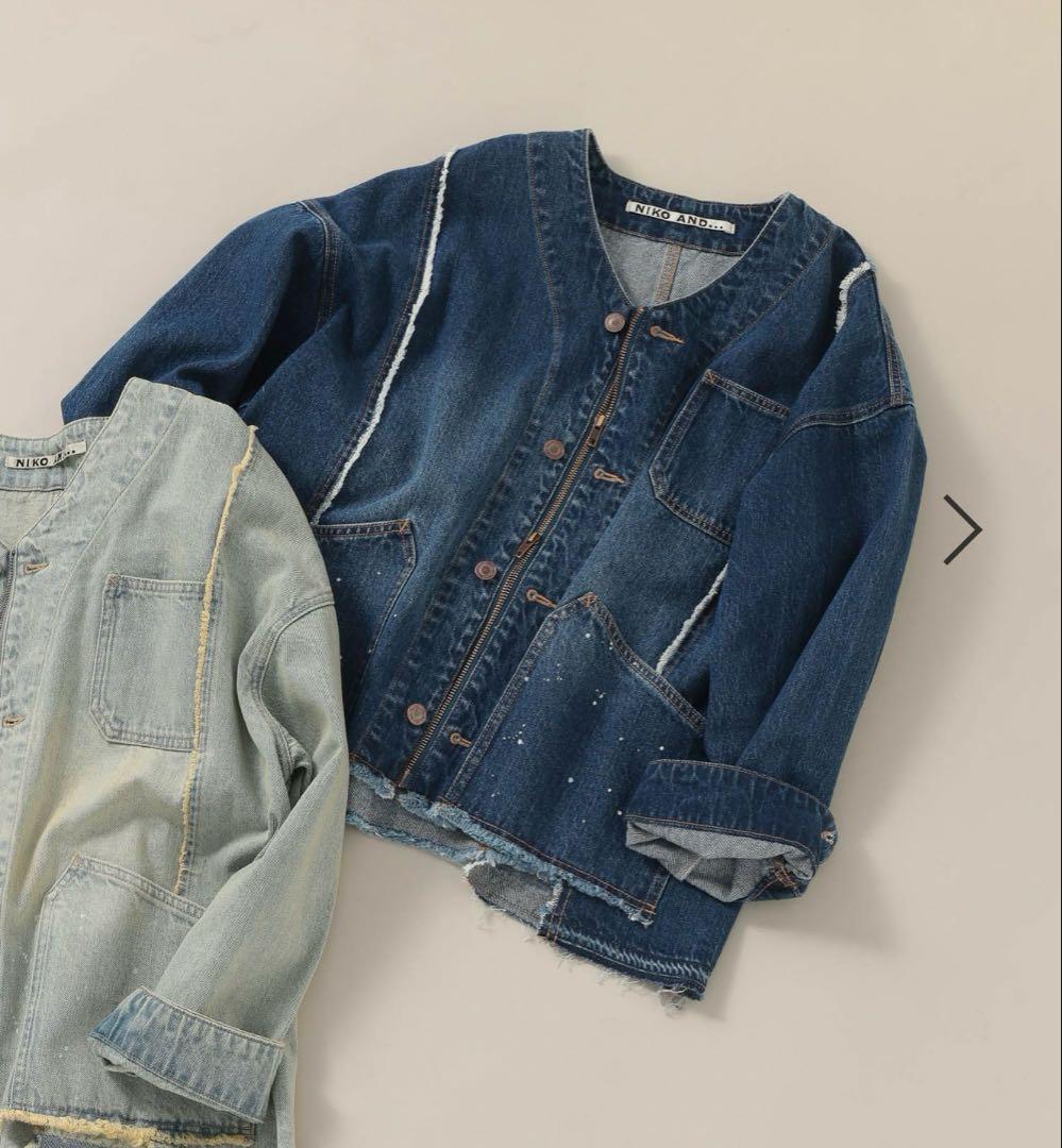 ニコアンド ［NKJ 2026SS］エンジニアリメイクデニムジャケット