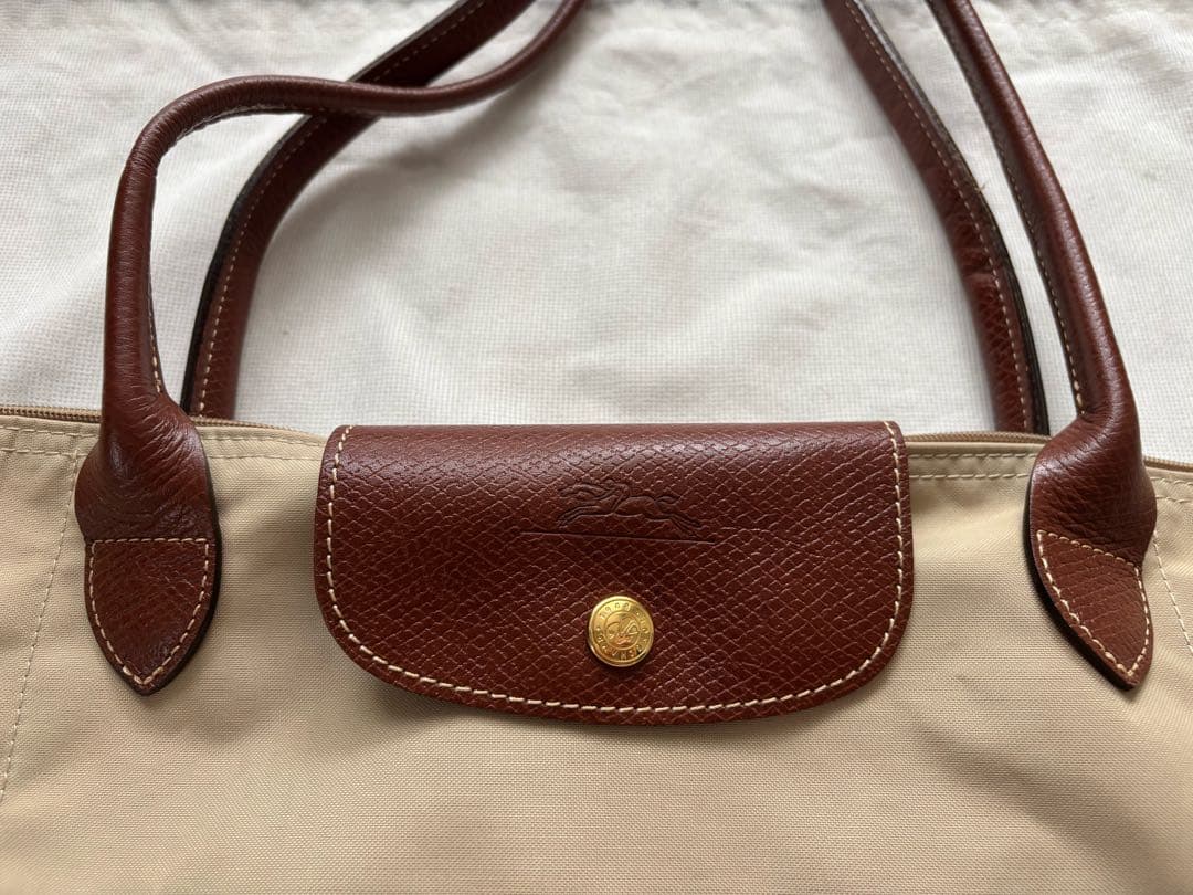 Longchamp プリアージュ ベージュ L