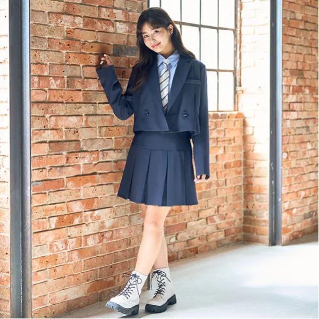 韓国制服風⭐︎お洒落卒服フォーマルスーツ 卒業式　160 女の子　L ラブトキ