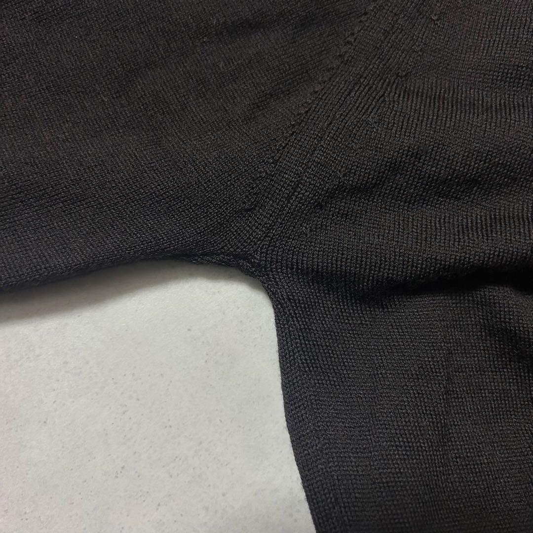 美品 ジョンスメドレー ニット ハイゲージ メリノウール　現行タグ ブラウン