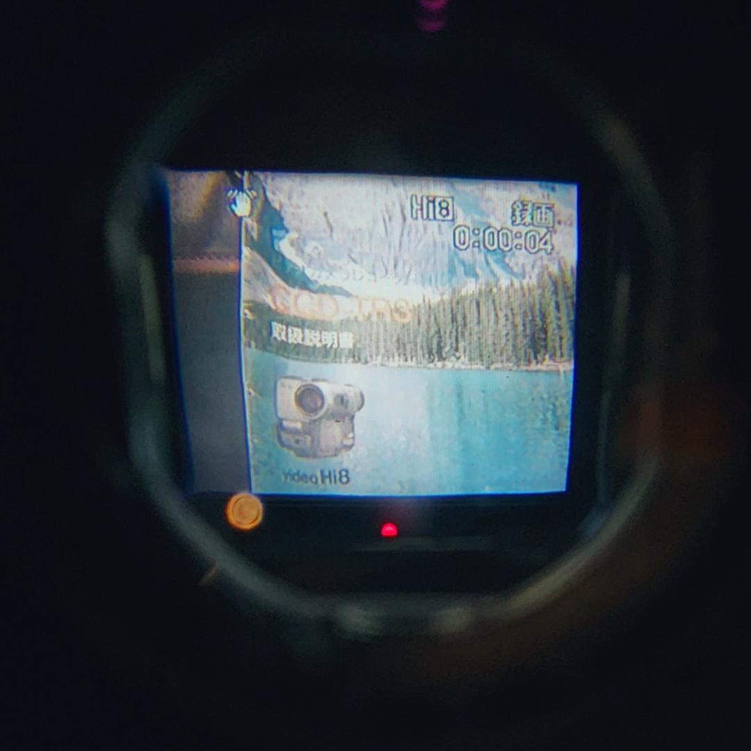 ★動作確認済★ SONY Hi8 高画質 ビデオカメラ 説明書 付き