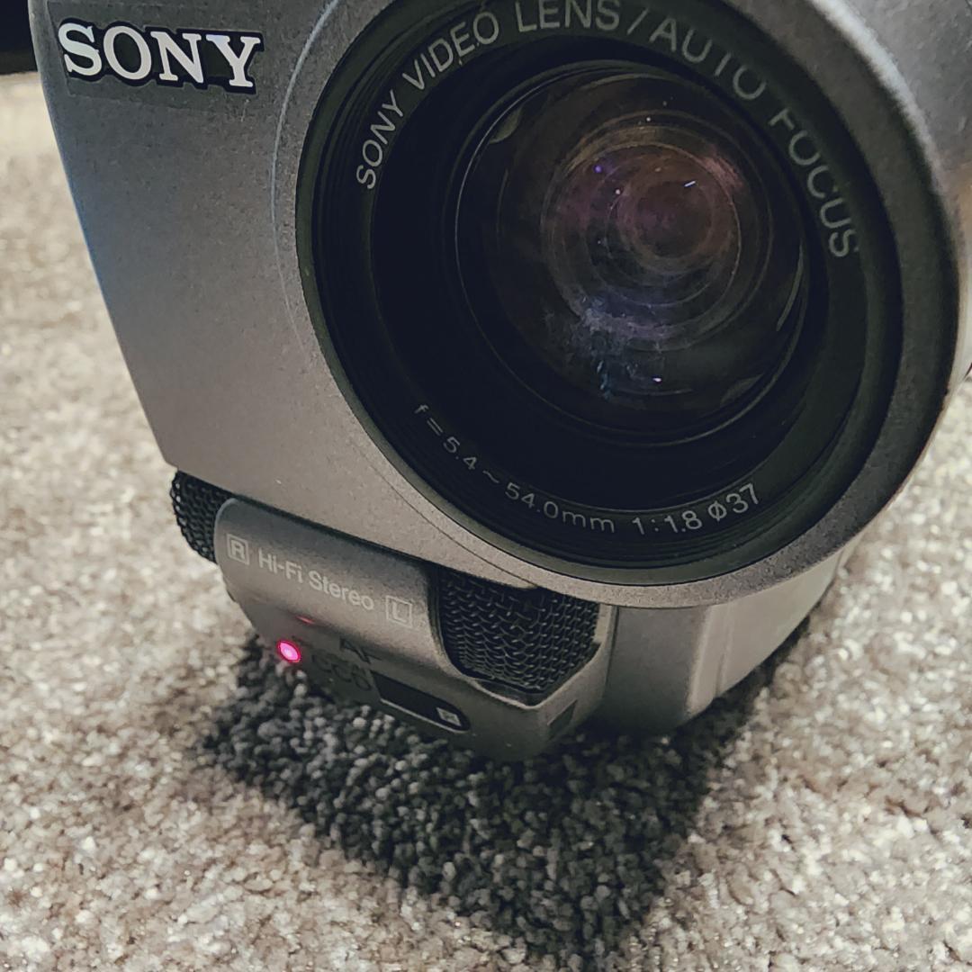 ★動作確認済★ SONY Hi8 高画質 ビデオカメラ 説明書 付き