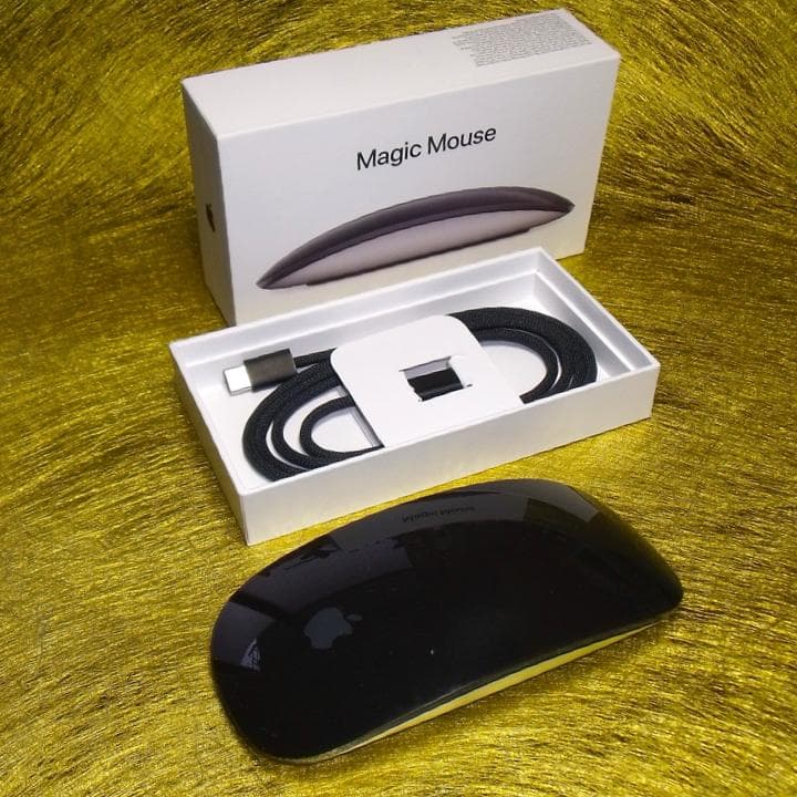 Magic Mouse(USB-C) A3204-black最新マジックマウス黒