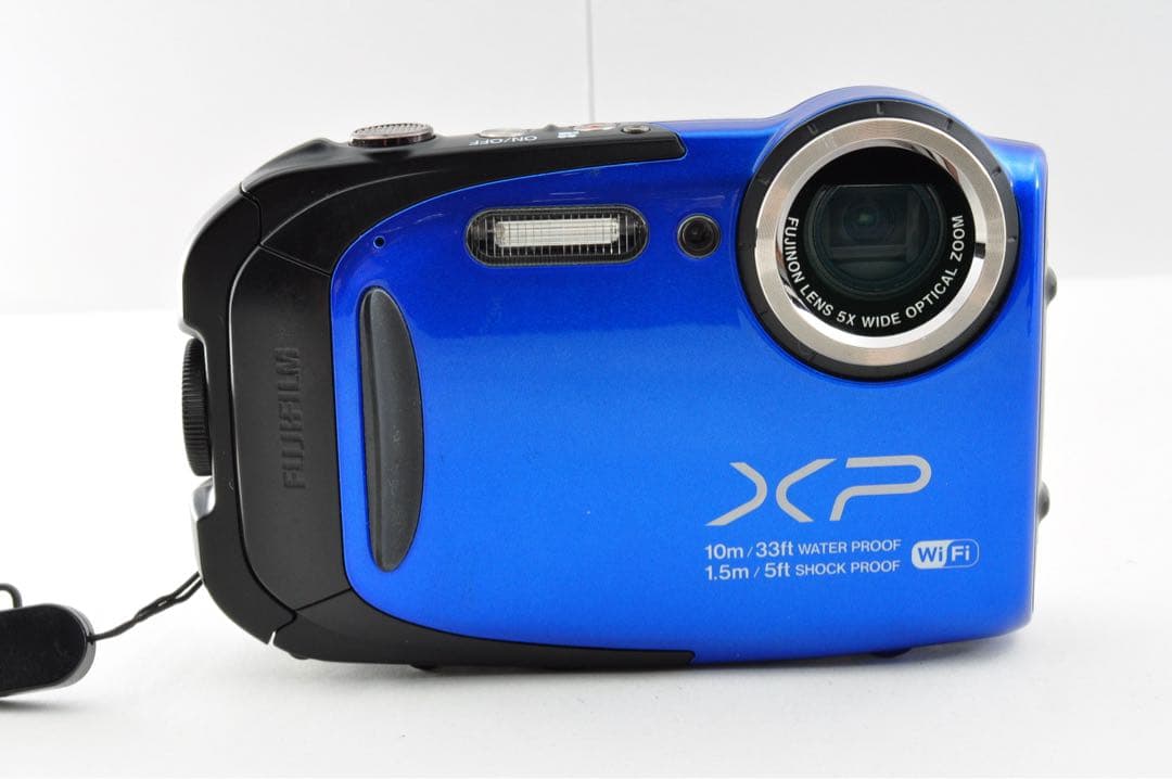 美品　FUJIFILM FinePix XP70 ブルー　デジカメ