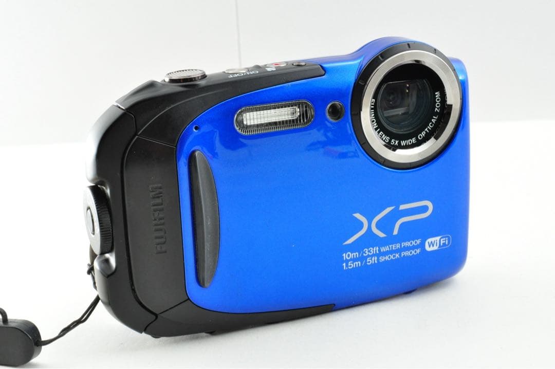 美品　FUJIFILM FinePix XP70 ブルー　デジカメ