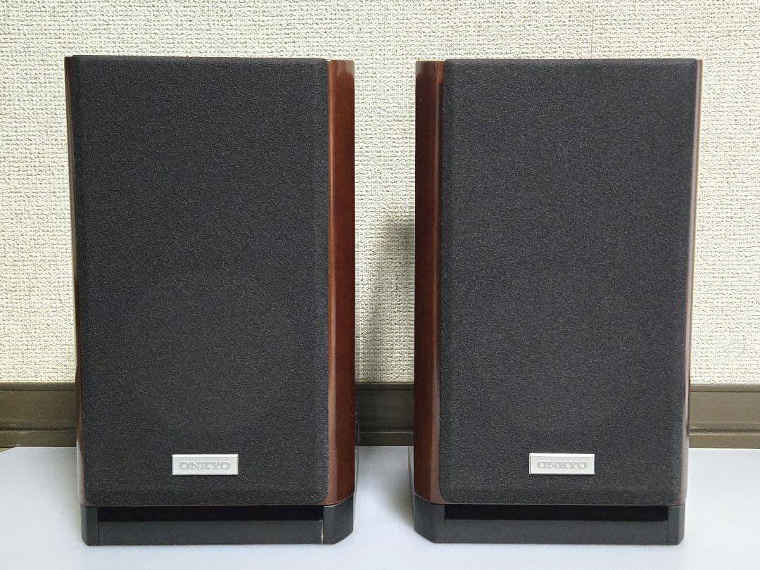 ONKYO オンキヨー スピーカー D-508M ペア 木目調 説明書付
