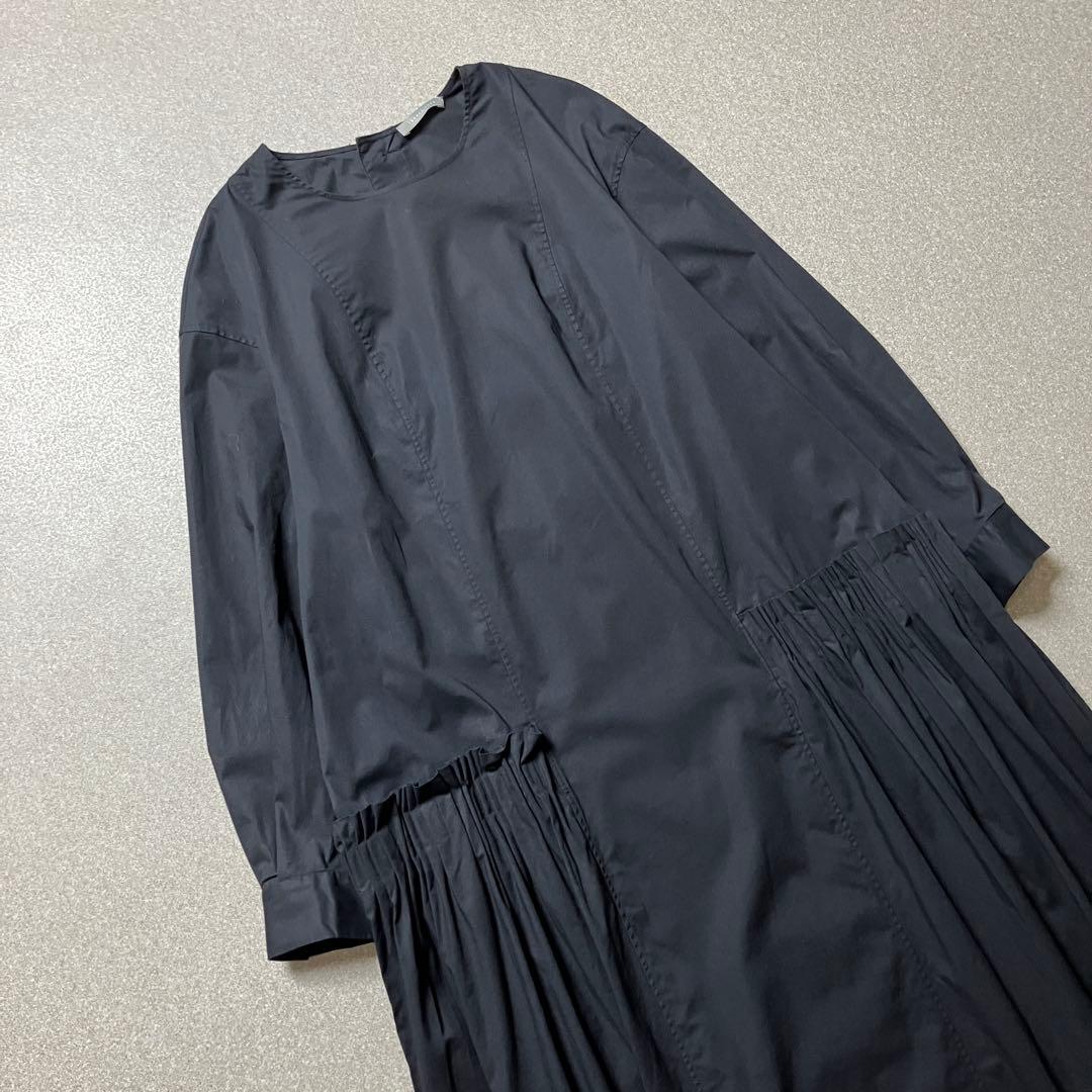 [美品✨23年モデル]セオリーリュクス ロングワンピース SIGRID ギャザー