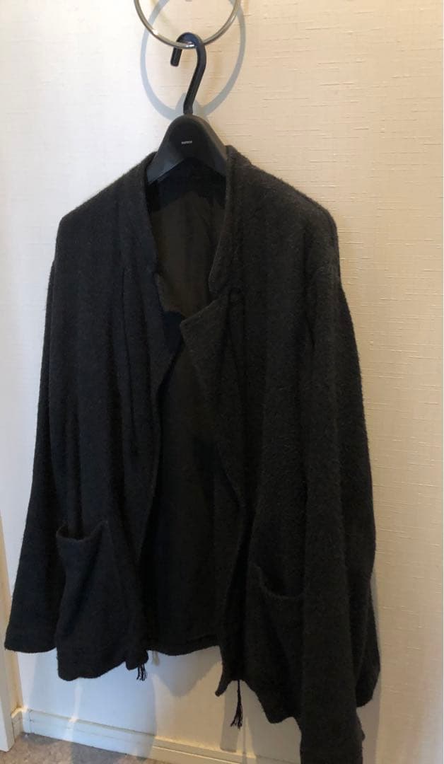 comoli 【名品】シルクモッサスタンドカラージャケットsize:3