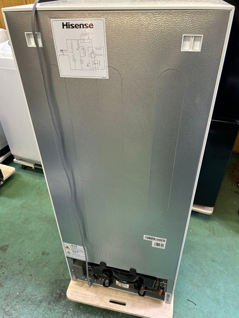 【美品】Hisense ハイセンス 冷蔵庫 HR-B12HW 2023年製