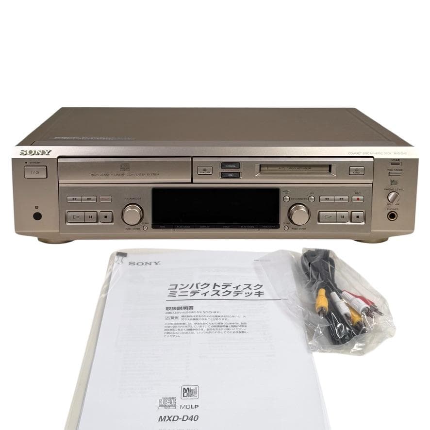 SONY MXD-D40 CDプレーヤー/MDレコーダー 一体型デッキ MDLP