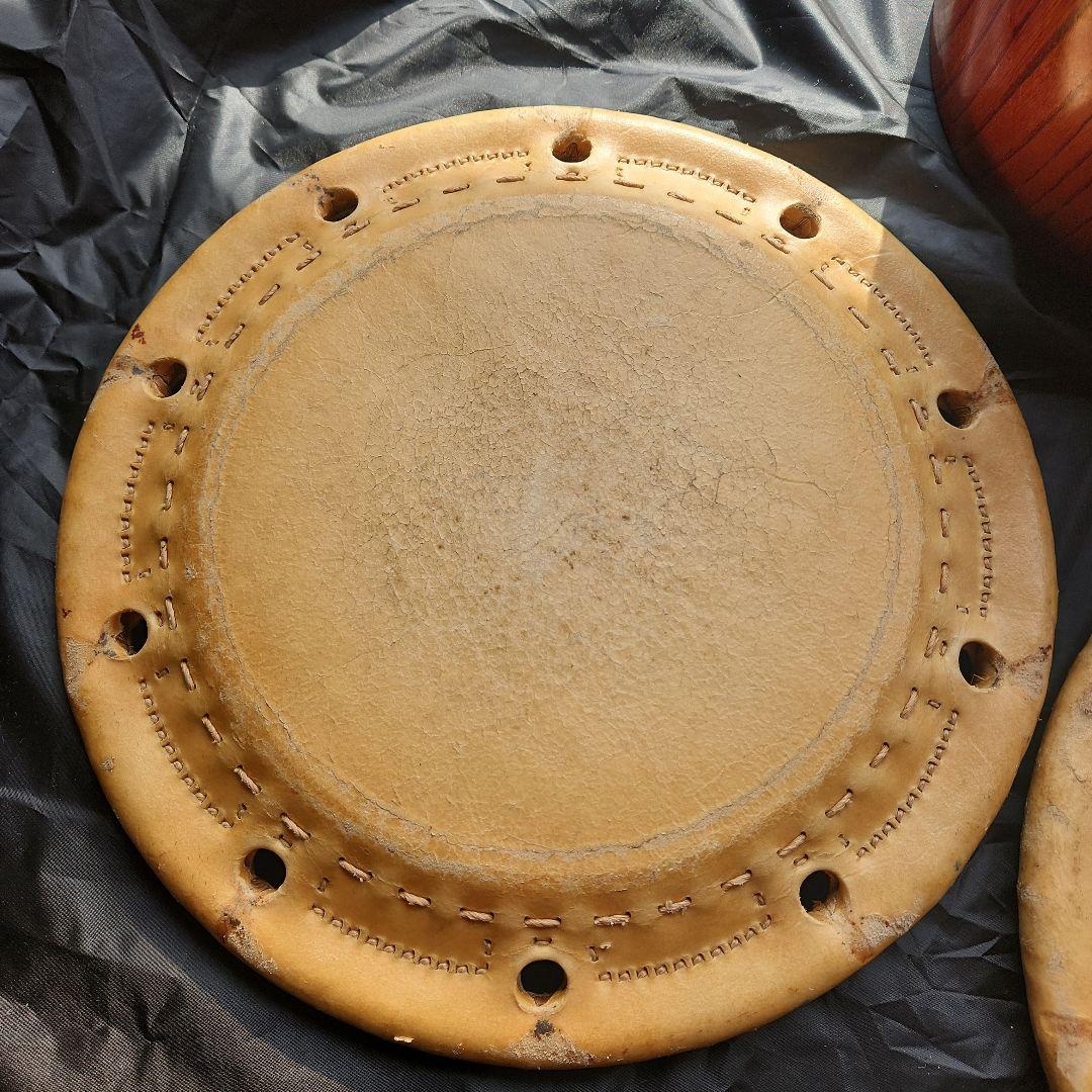 宮本卯之助商店★締太鼓革2丁掛×2枚