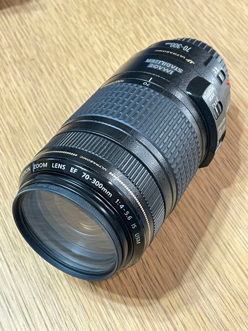 Canon EF70-300mm F4-5.6 IS USM レンズプロテクタ付