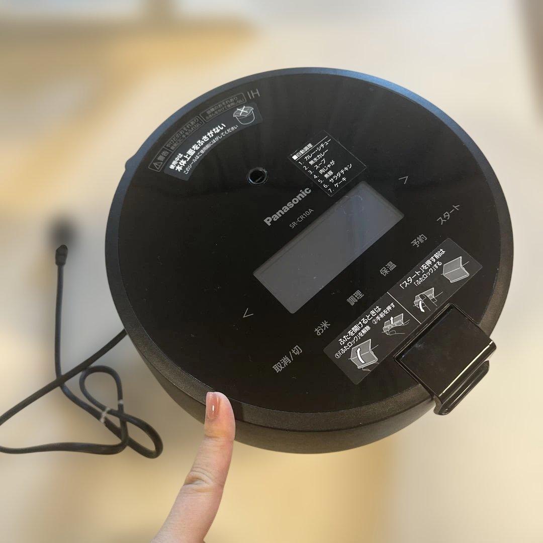【ジャンク品】Panasonic 炊飯器 黒 2023年製