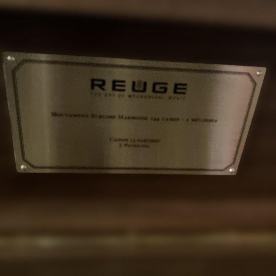 リュージュ オルゴール144弁　曲目　カノン　共鳴箱おつけします。