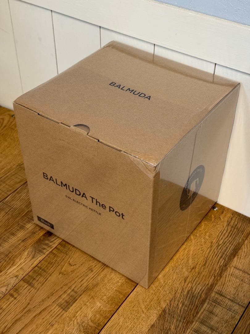 新品未開封　BALMUDA The Pot KPT01JP-BK