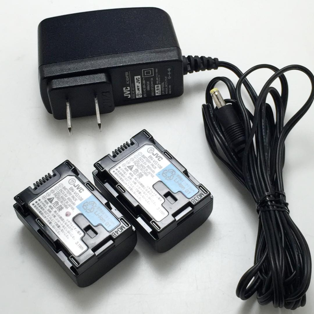 きれい JVC HD エブリオ GZ-E180-N バッテリー2個付