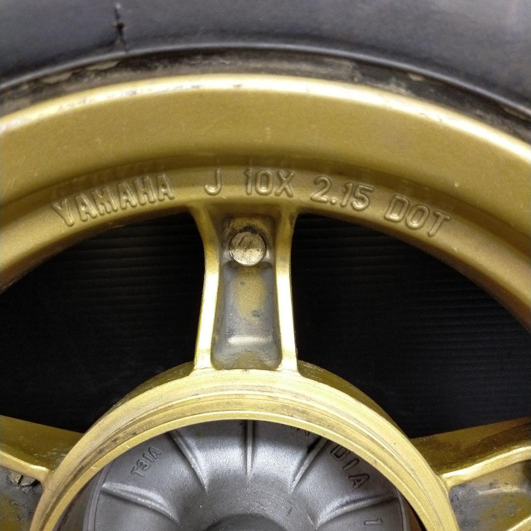 ★10　ヤマハ　JOG ZR SA39J　前後ホイール　キャスト　ゴールド