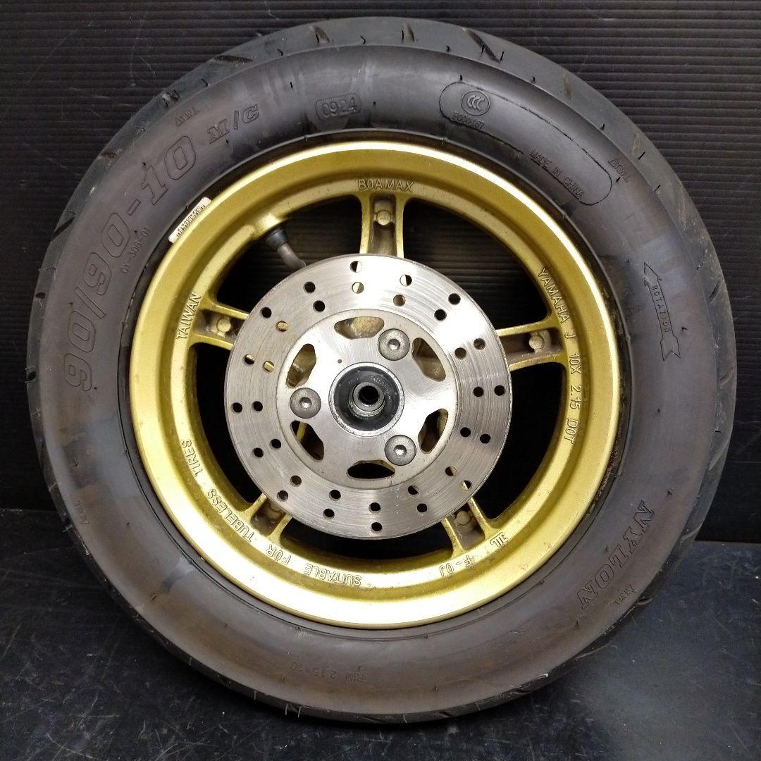★10　ヤマハ　JOG ZR SA39J　前後ホイール　キャスト　ゴールド