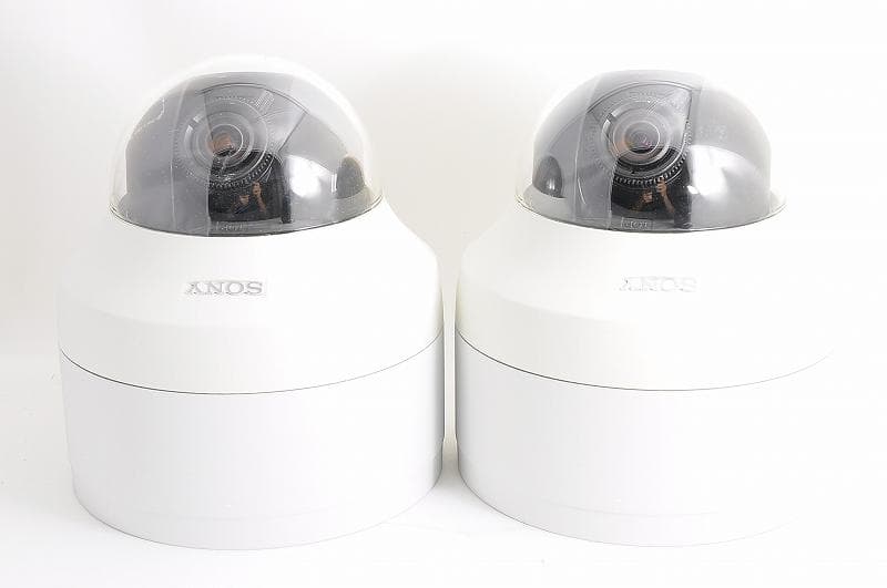 美品 2台 SONY SNC-DF50N セキュリティ ドームカメラ E5619