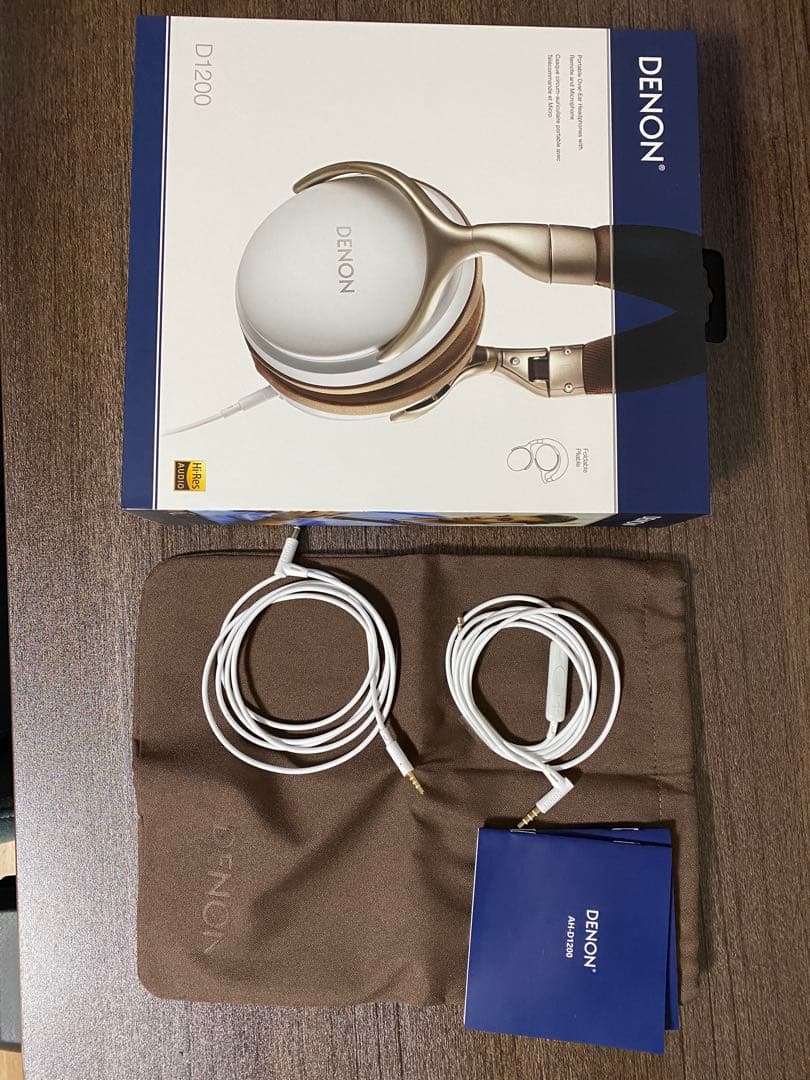 y*s様 DENON D1200 有線ヘッドホン ホワイト