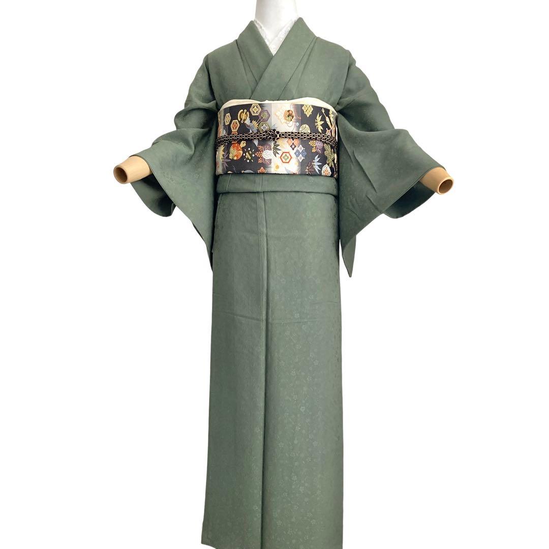 ★ twin R様★草緑 色無地　着物　礼装 卒業式 入学式 フルセット可