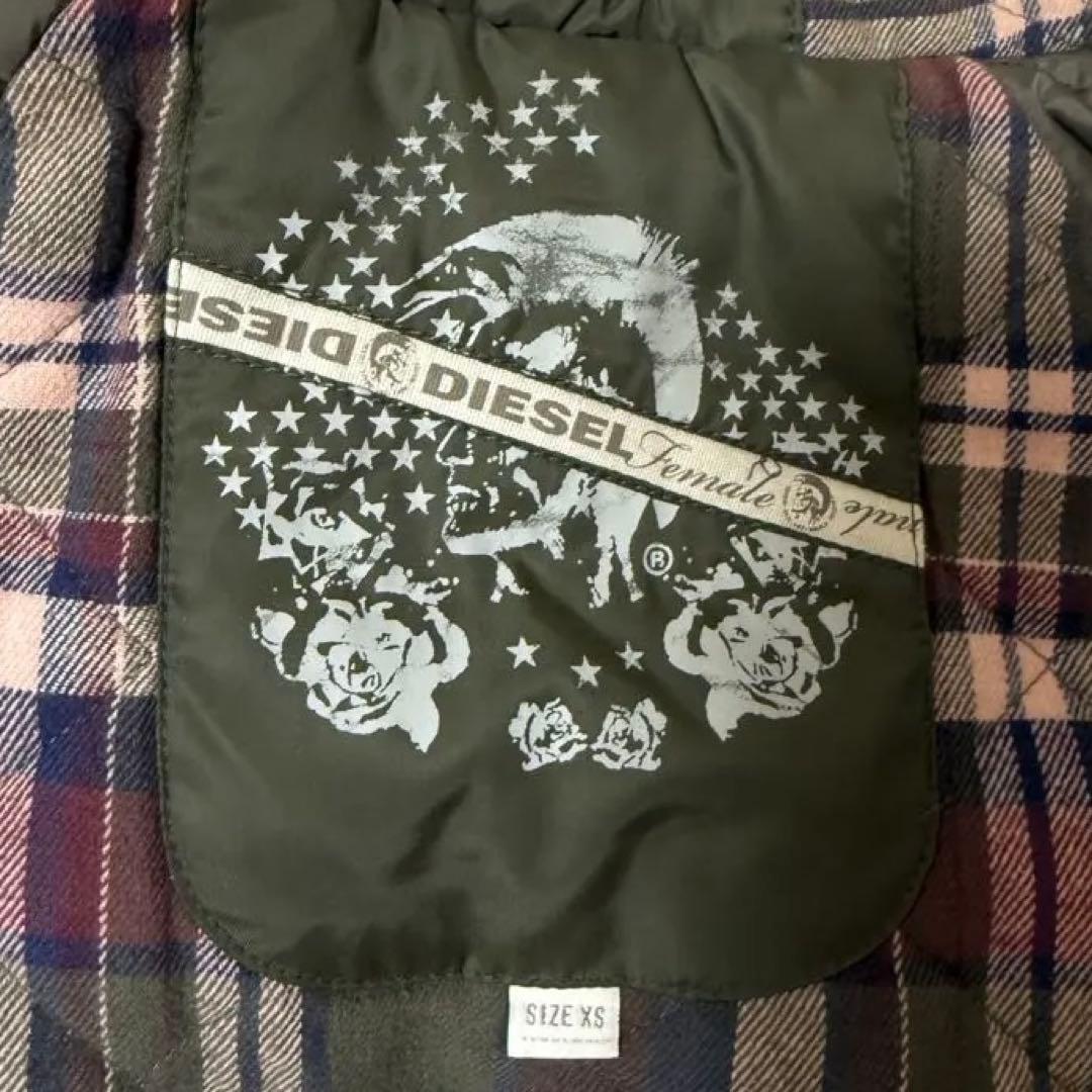 DIESEL N2B ミリタリージャケット オリーブグリーン