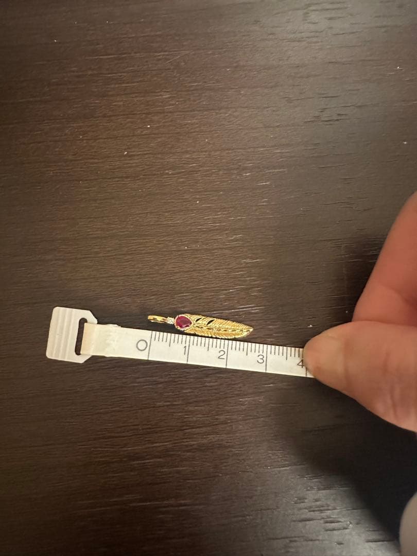 K18 ペンダント　D0.015ct R0.20ct