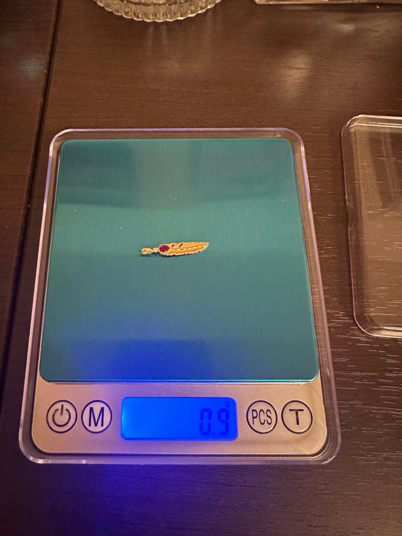 K18 ペンダント　D0.015ct R0.20ct