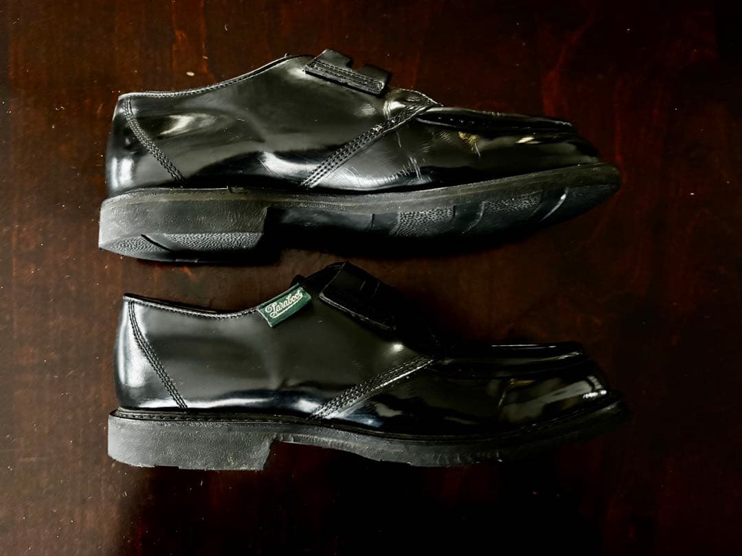 PARABOOT パテント ブラックシューズ