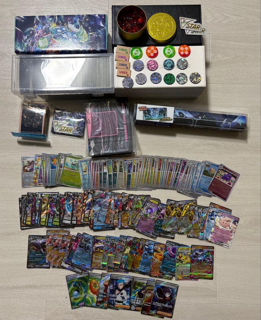 ポケモンカードゲーム 引退品　SR RR Rモンボミラー　他サプライ