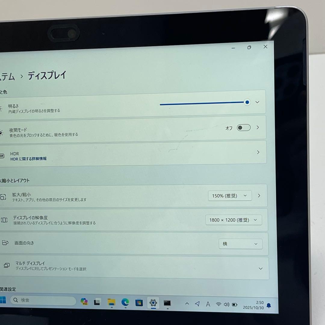 #394 Microsoft Surface Go モデル1824 8GB