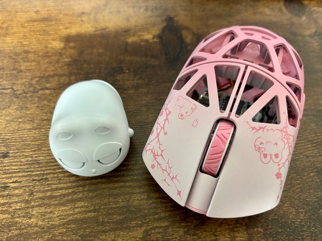 マウス・トラックボール WLMOUSE BeastX Pro Tempered Pink Rabbit
